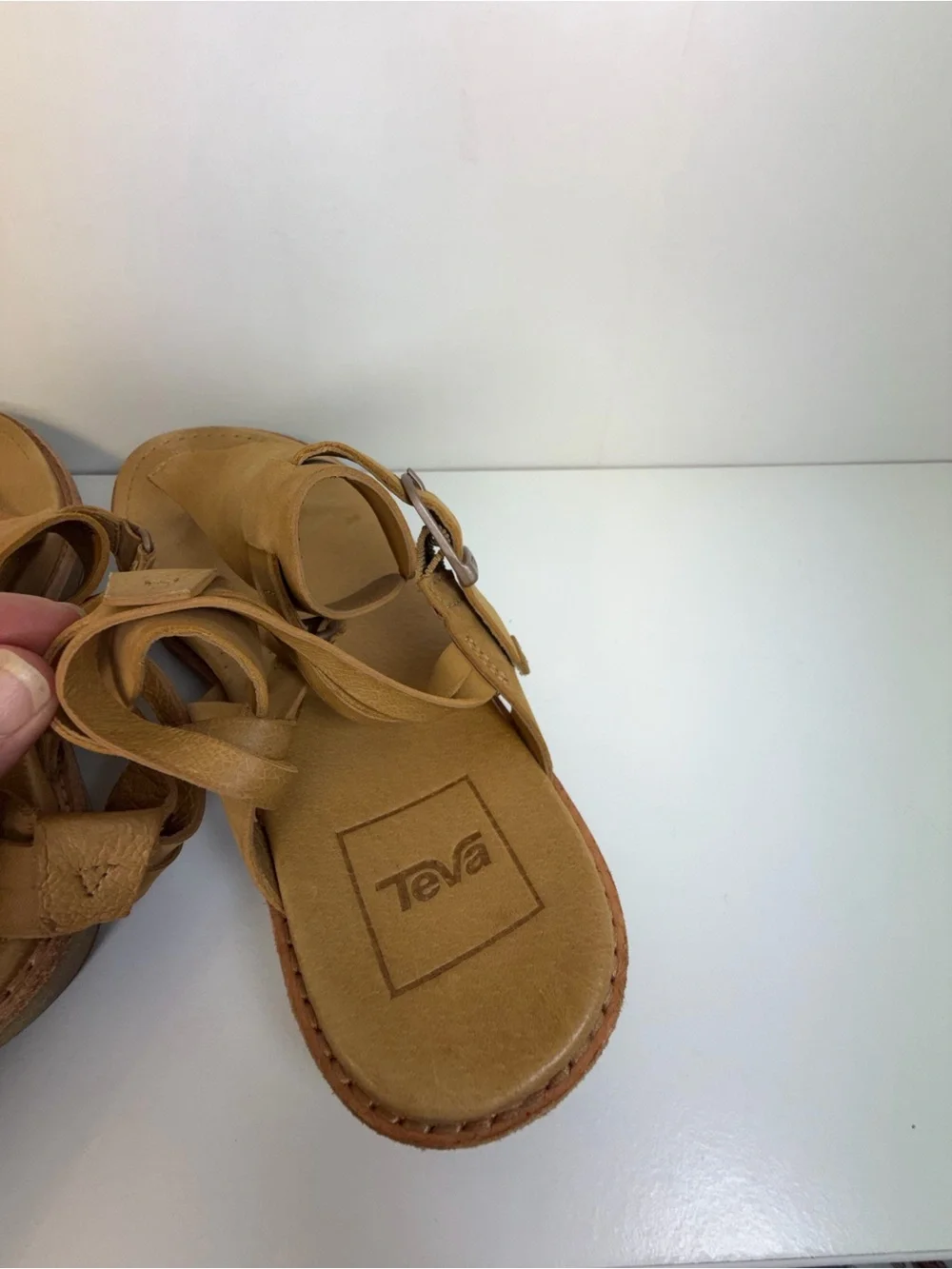 Teva lightweight leather